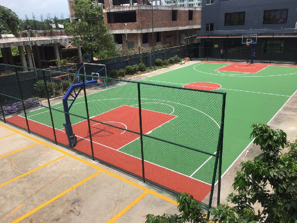 汕尾篮球场施工工厂|汕尾塑胶跑道施工|汕尾羽毛球场施工公司